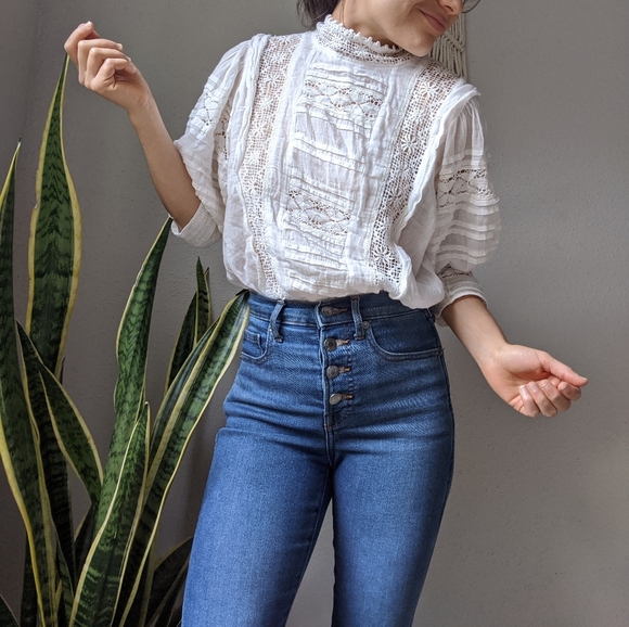 Free People Tops - Free People lace blouse